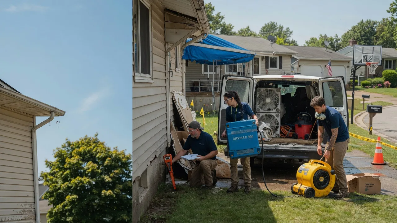 Ceiling Leak Cleanup in Marion, IN near me
